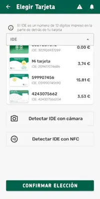 Recarga TUC android App screenshot 1